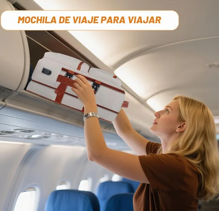 Mochila de viaje expandible para mujeres y hombres — foto 2 de 2