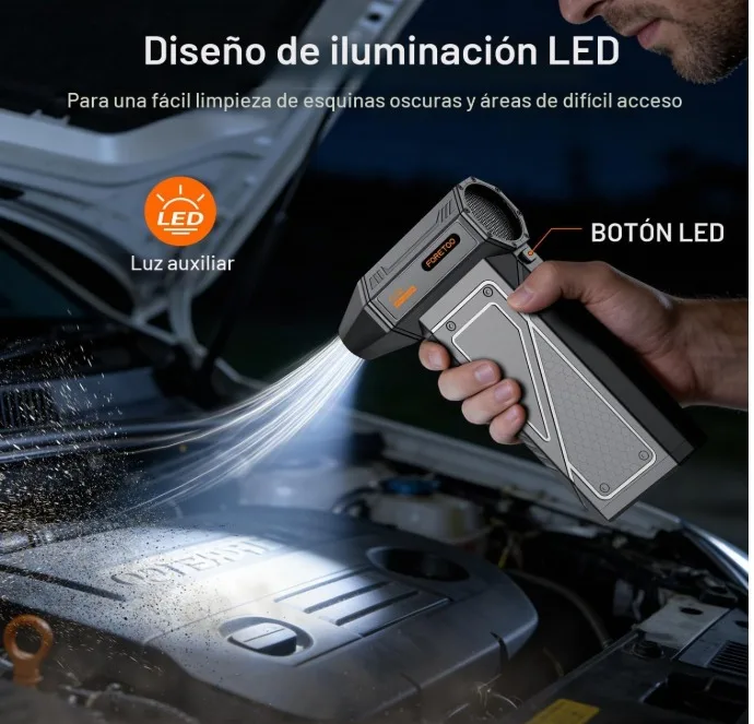 Plumero de aire inalámbrico, motor recargable — foto 2 de 2